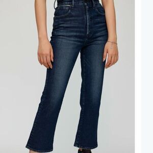 Mousy Vintage Emma Cropped Flare Jeans Size 28 Made in Japan